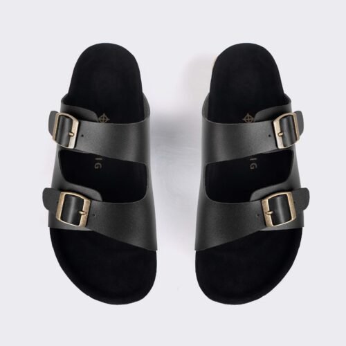 Fertig - Flamme Coal - Sandal Clogs Slide Pria Wanita Casual Stylish