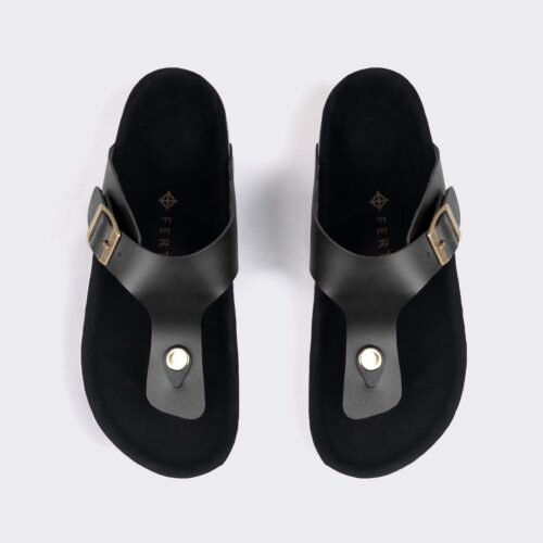 Fertig - Voix Coal - Sandal Jepit Clogs Slide Pria Wanita Casual Stylish