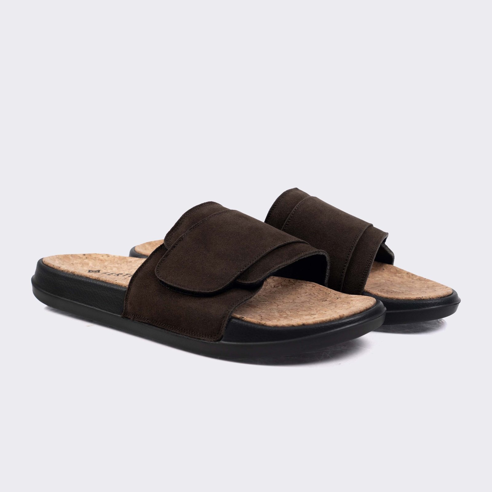 Fertig - Timber Hazel Sandal Slide - Sendal Slipper Corak Kayu Coklat Simple Praktis Pria Wanita - Image 5